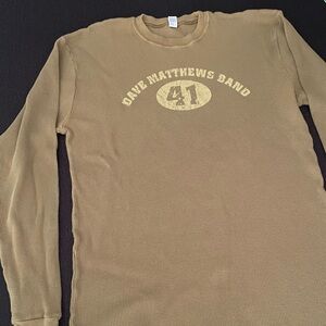 Royal Apparel Y2K era Dave Matthews Band LS waffle thermal band shirt sz L